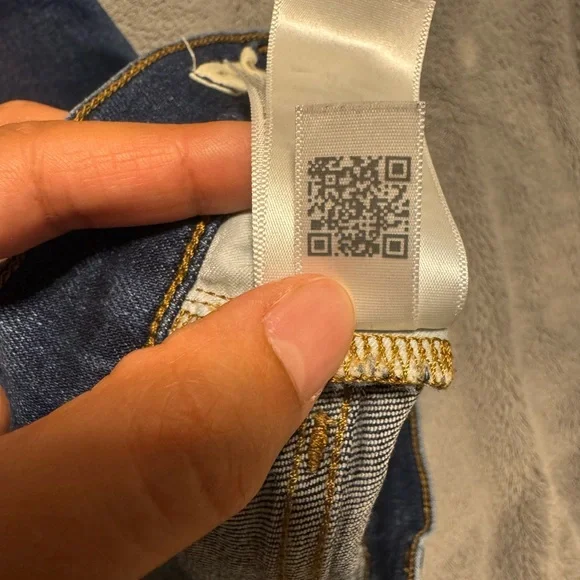 Madewell Women’s Mid Rise Kick Out Crop Preppy Jeans size 24 - Picture 7 of 9